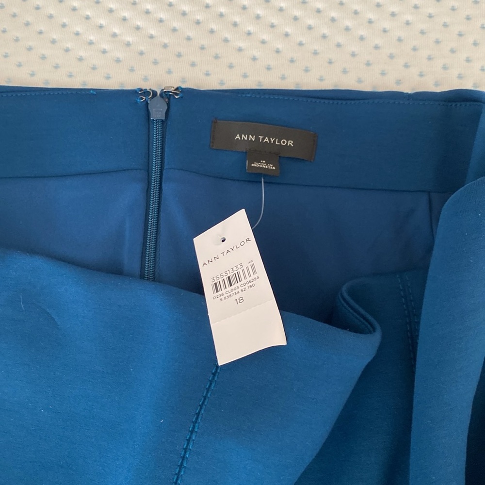 Ann Taylor Teal Skirt - Picture 3 of 3
